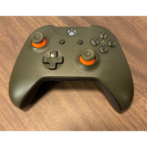 Xbox One Call Of Duty Wireless Controller Tested And Working Olive Green - Picture 1 of 8
